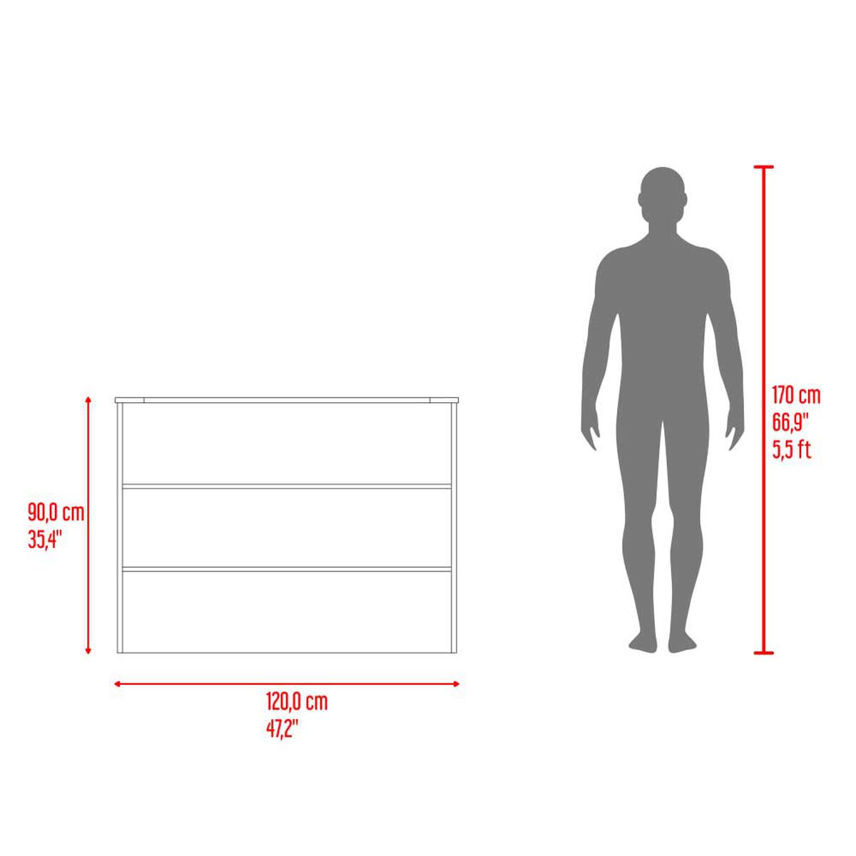 Isla de Cocina TuHome Fendi Wengue Fresno Europeo