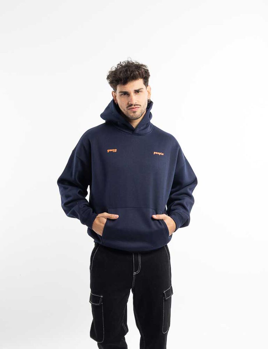 Poler&oacute;n Hoodie Boxy Hombre Icono