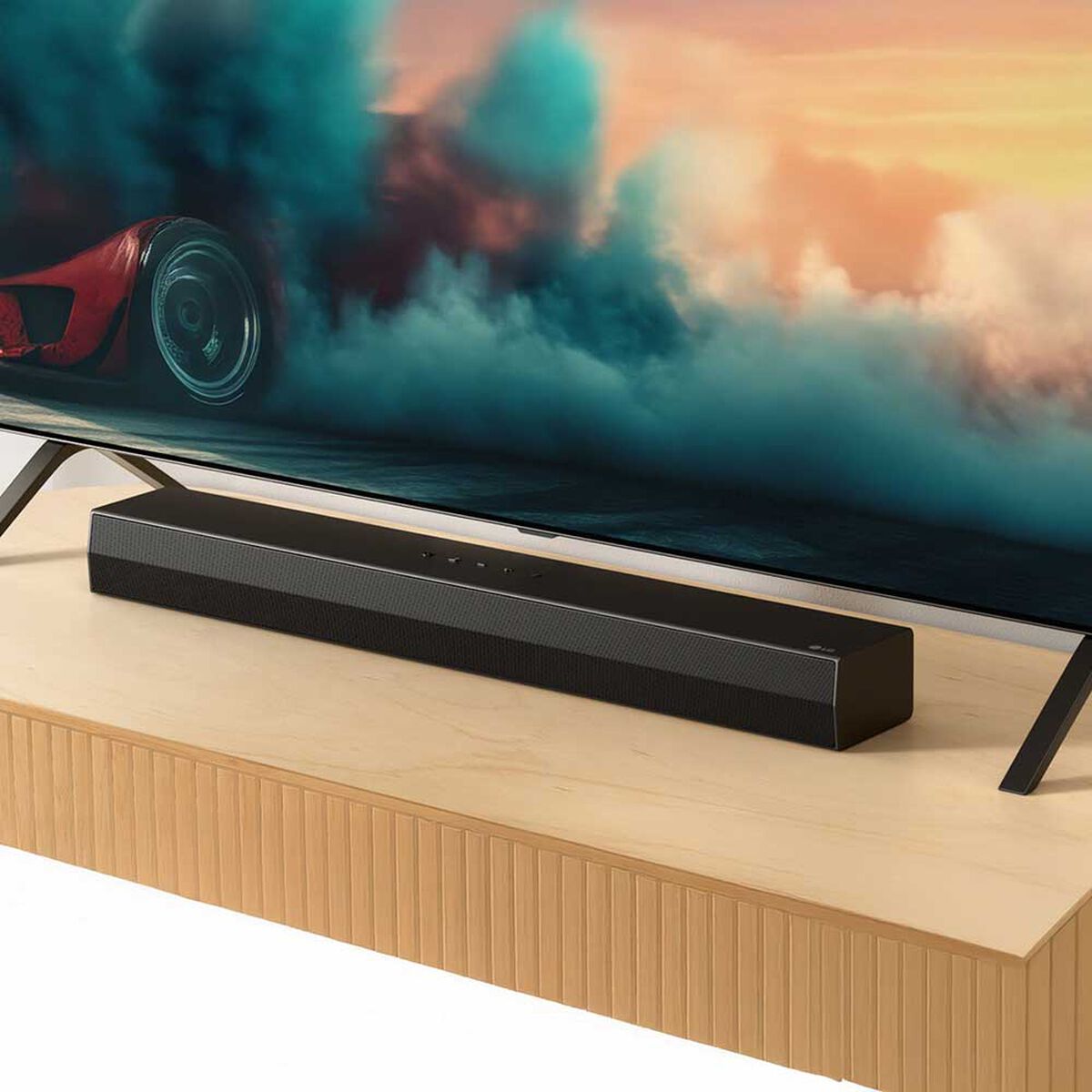 Smart TV 55" LG 4K Ultra HD WebOS  55NU800BPSB + Soundbar LG S20a