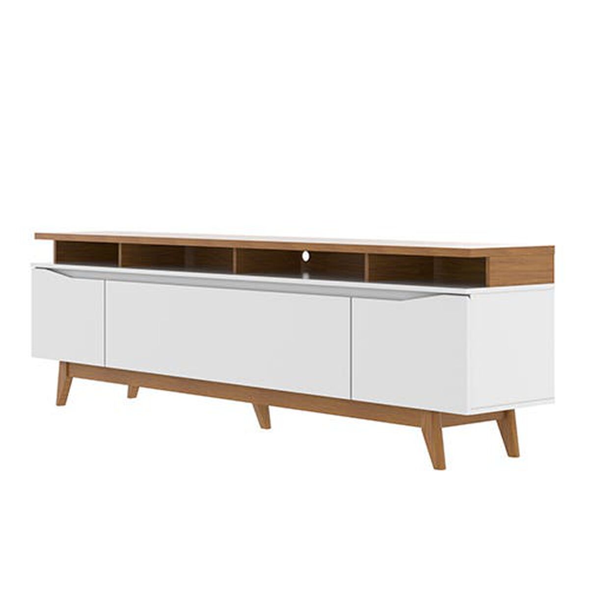 Rack TV Decocasa Flyn Stilo Hasta 75" Off White