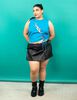 Falda Short Ecocuero Mujer Icono