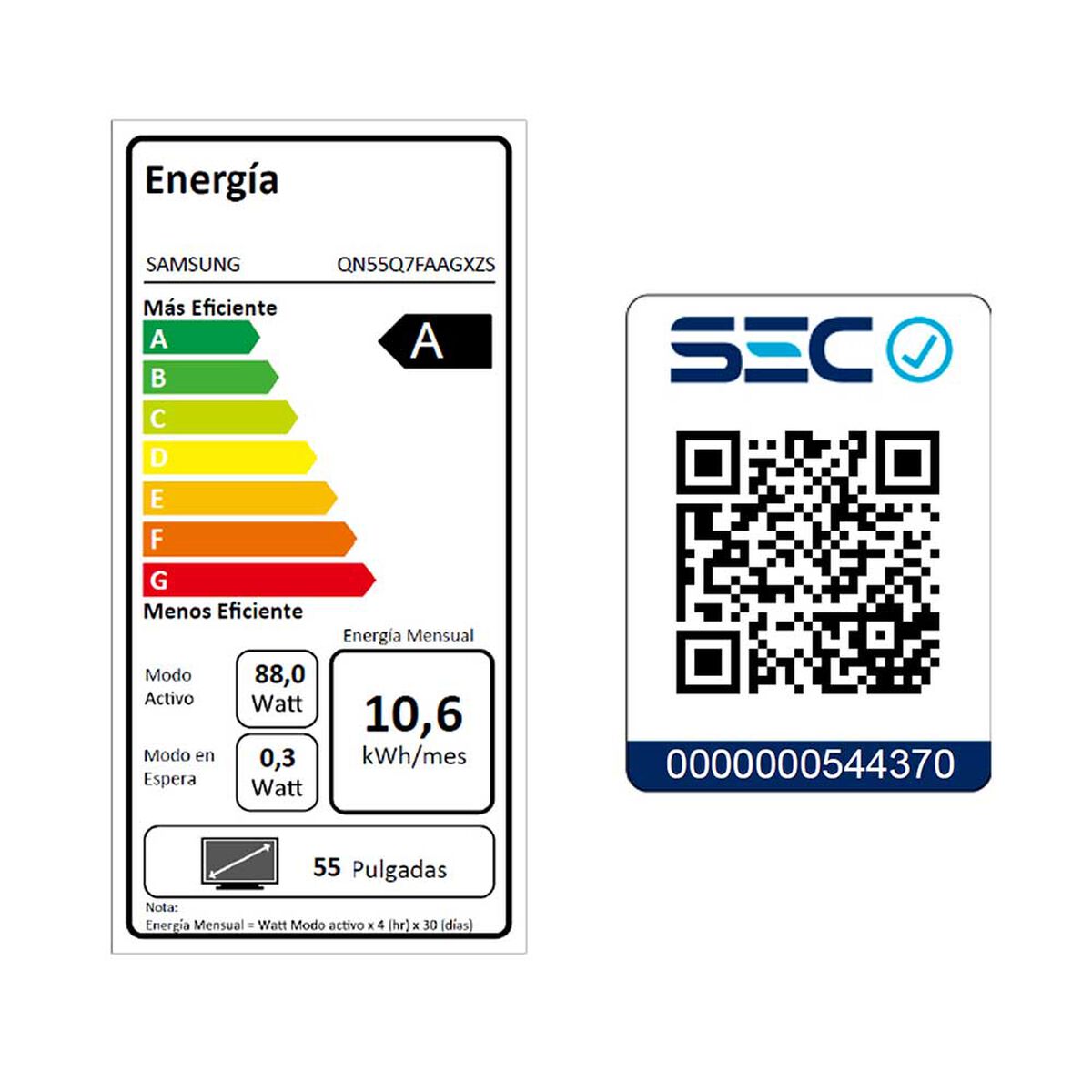 QLED 55" Samsung Q7FA 4K Vision AI Smart TV 2025