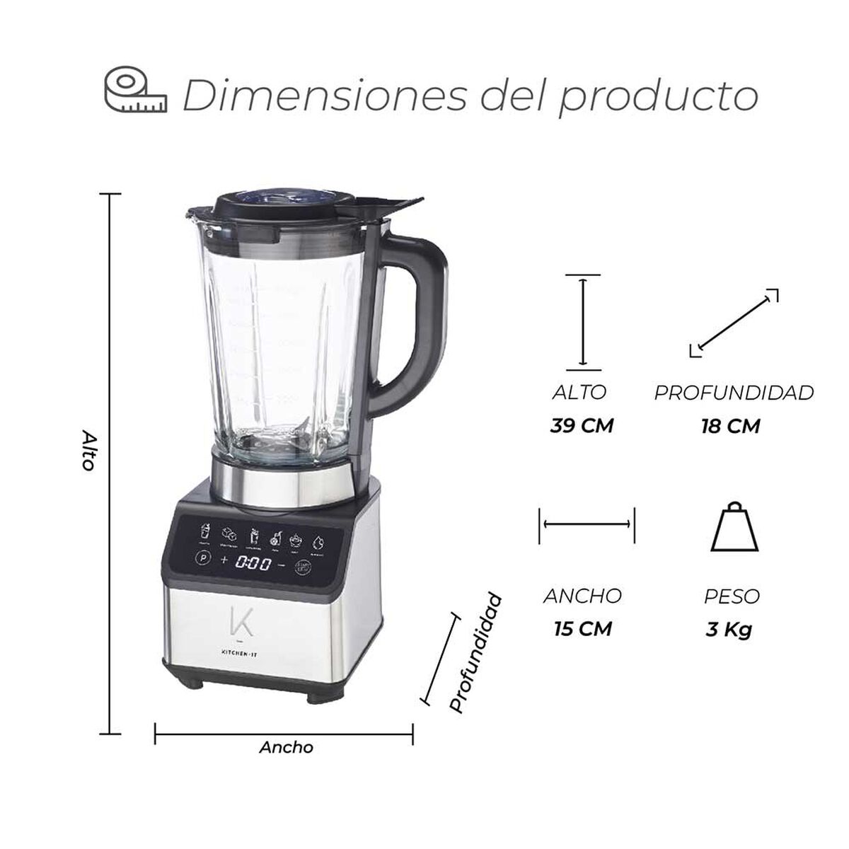 Licuadora Smart System 1200W