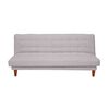 Fut&oacute;n Latam Home Turin Lino 3 Cuerpos Gris Claro