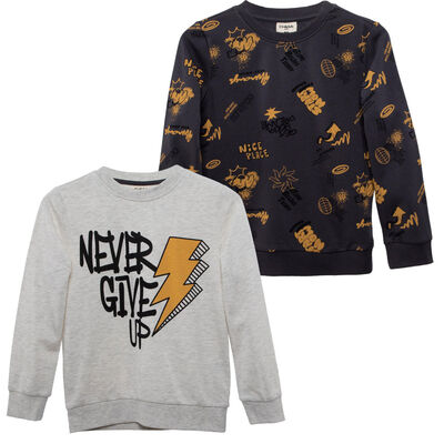 Pack 2 Polerón Niño de Algodón Chess