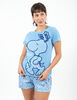 Pijama de Algodón Manga Corta Mujer Snoopy