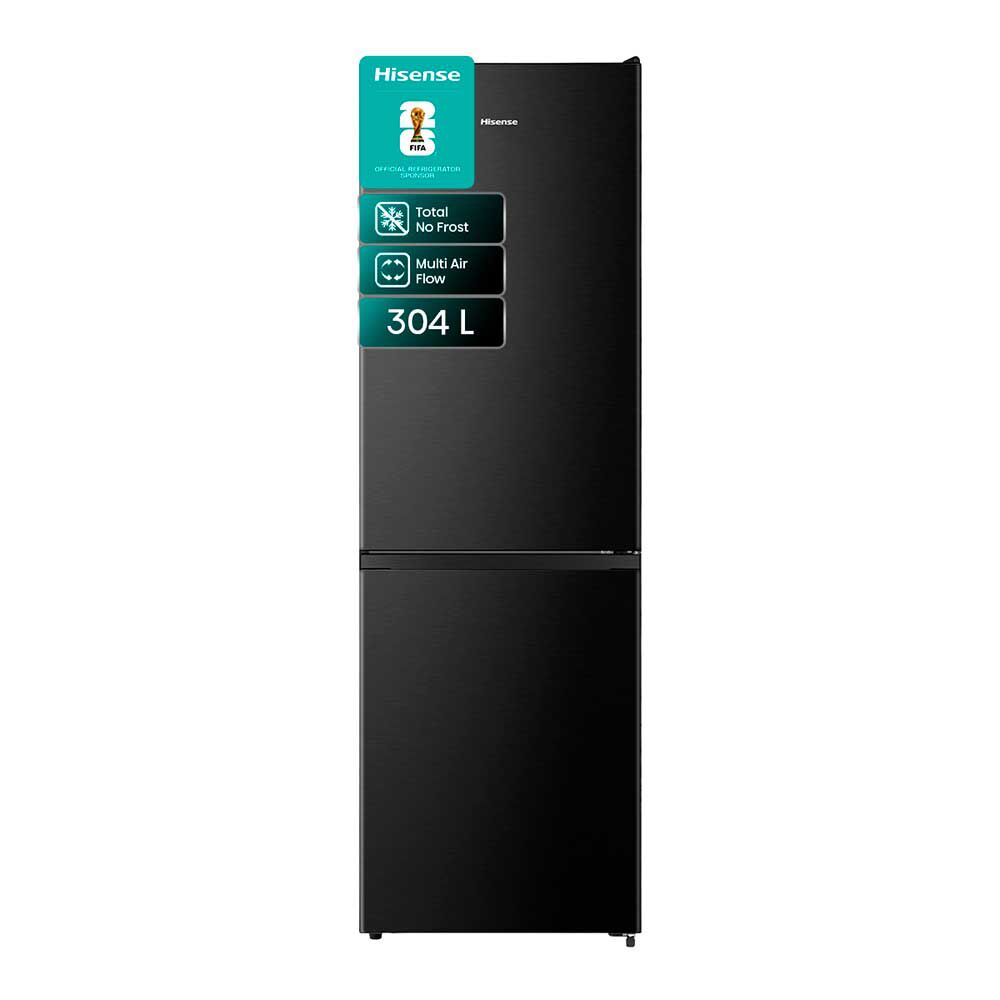 Refrigerador Hisense RB3N300NMDA Bottom Freezer 304 L Black