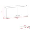 Mueble de Cocina Superior TuHome Napoles 2 Puertas Blanco
