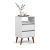 Velador Onessta Roma 2 Cajones Blanco