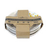 Set Platos Hondo Doral Flor 4 Piezas Amarillo
