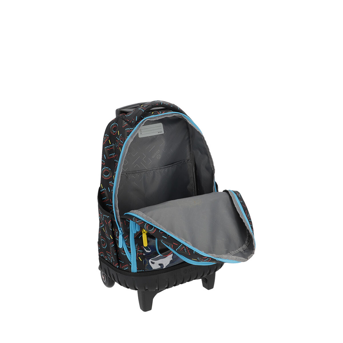 Mochila Con Ruedas Niño Cross 2.0 Negro L Xtrem