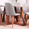 Juego de Comedor Decocasa Bennet 6 Sillas Gris