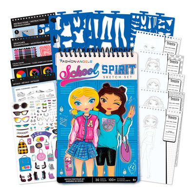 Set Diseña con Stickers Fashion Angels