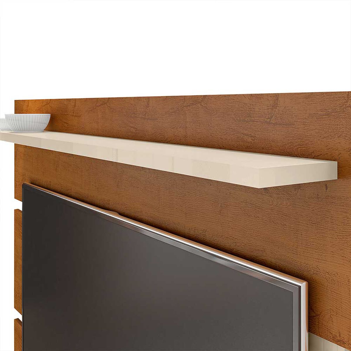 Rack TV Vekkahome Arcade Hasta 70" Beige