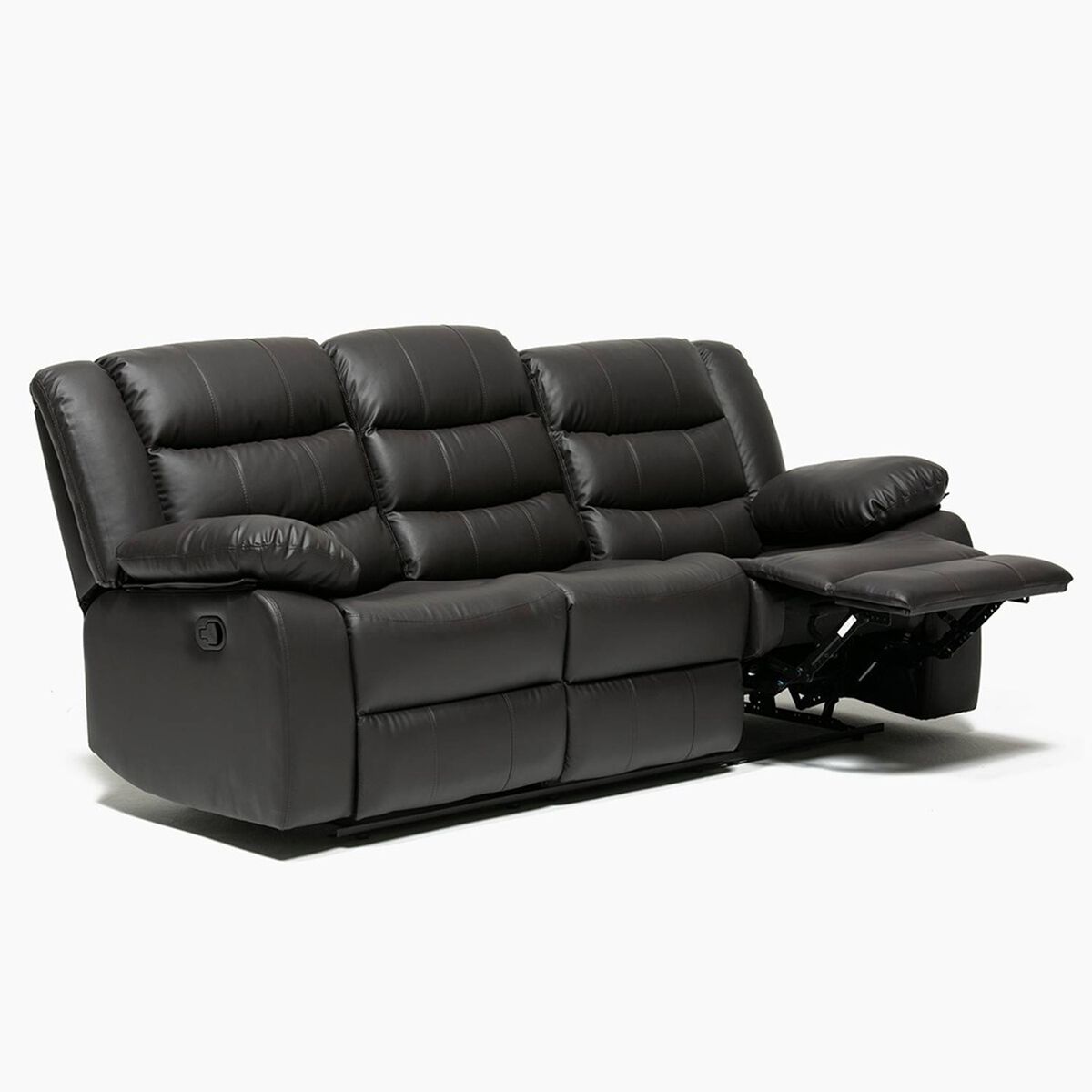 Sofá Daniels KM060SBL 3 Cuerpos Negro