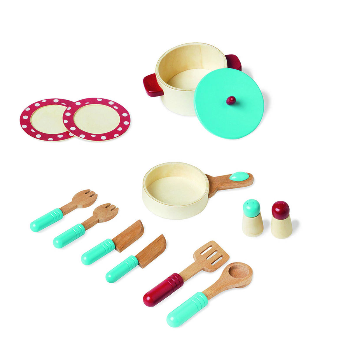 Accesorios de Madera Gamepower  (13Pcs)