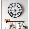 Reloj de Pared Pl&aacute;stico Vgo Circular 50 cm Negro
