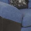 Sofá Seccional Modular Elegant Detail Houston 7 Cuerpos Negro Azul