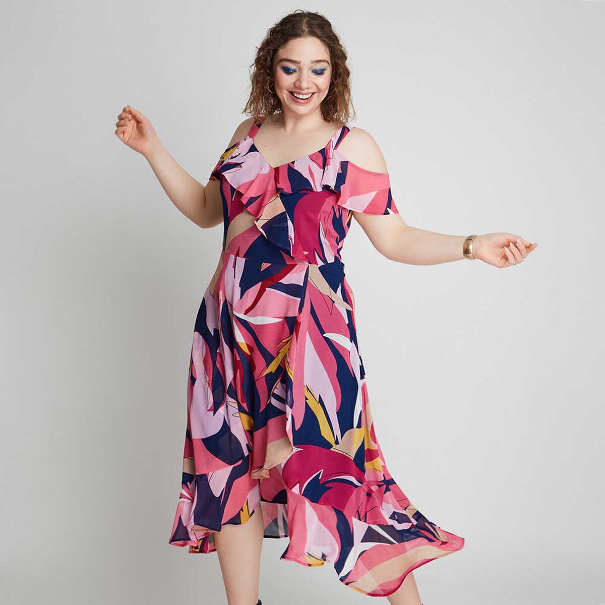 Vestido Sin Hombros Mujer Lorenzo Di Pontti