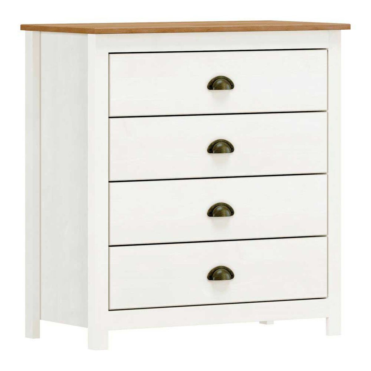 C&oacute;moda Roca Posadas 4 Cajones Blanco