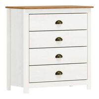 Cómoda Roca Posadas 4 Cajones Blanco