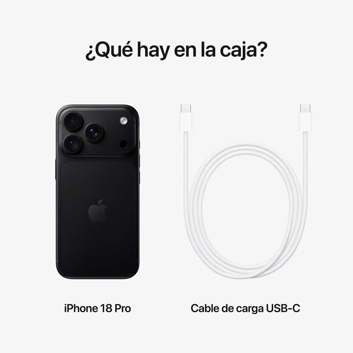 Apple iPhone 18 Pro 5G 256 GB 6,3" Negro