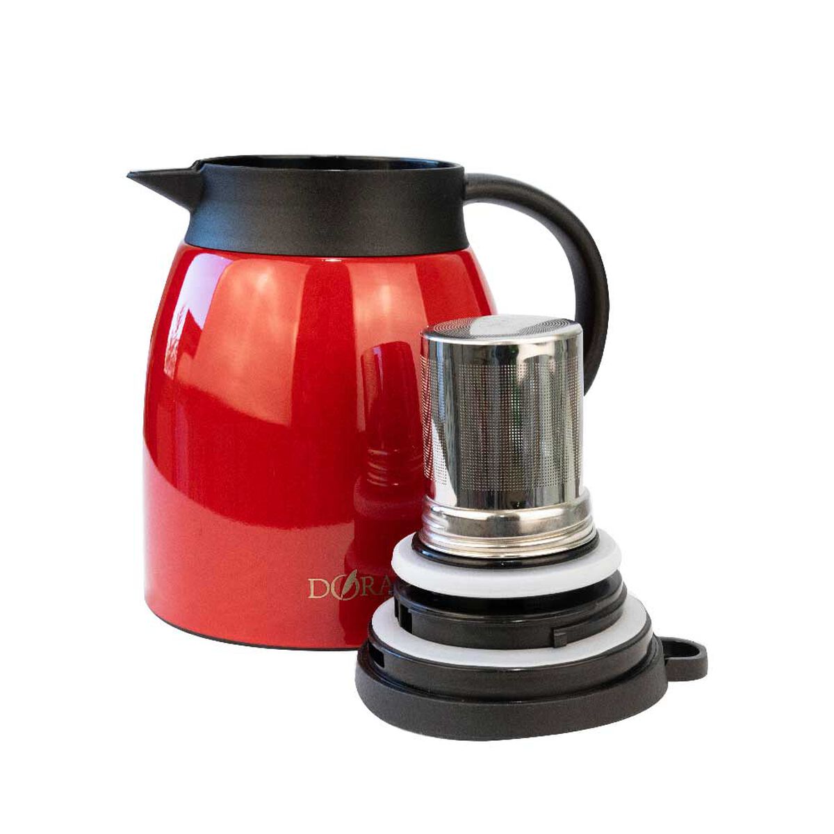Jarra T&eacute;rmica Doral Infulux 1,2 L Rojo