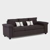 Juegos de Living Mons Sicilia Sofá 3 Cuerpos + Dos Sillones 1 Cuerpo Chocolate