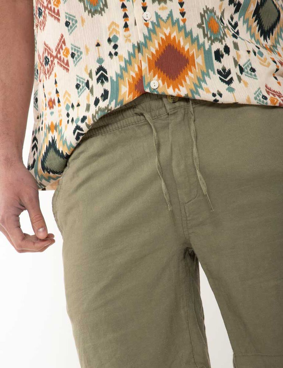 Bermuda Lino Mediterraneo Hombre Fiorucci