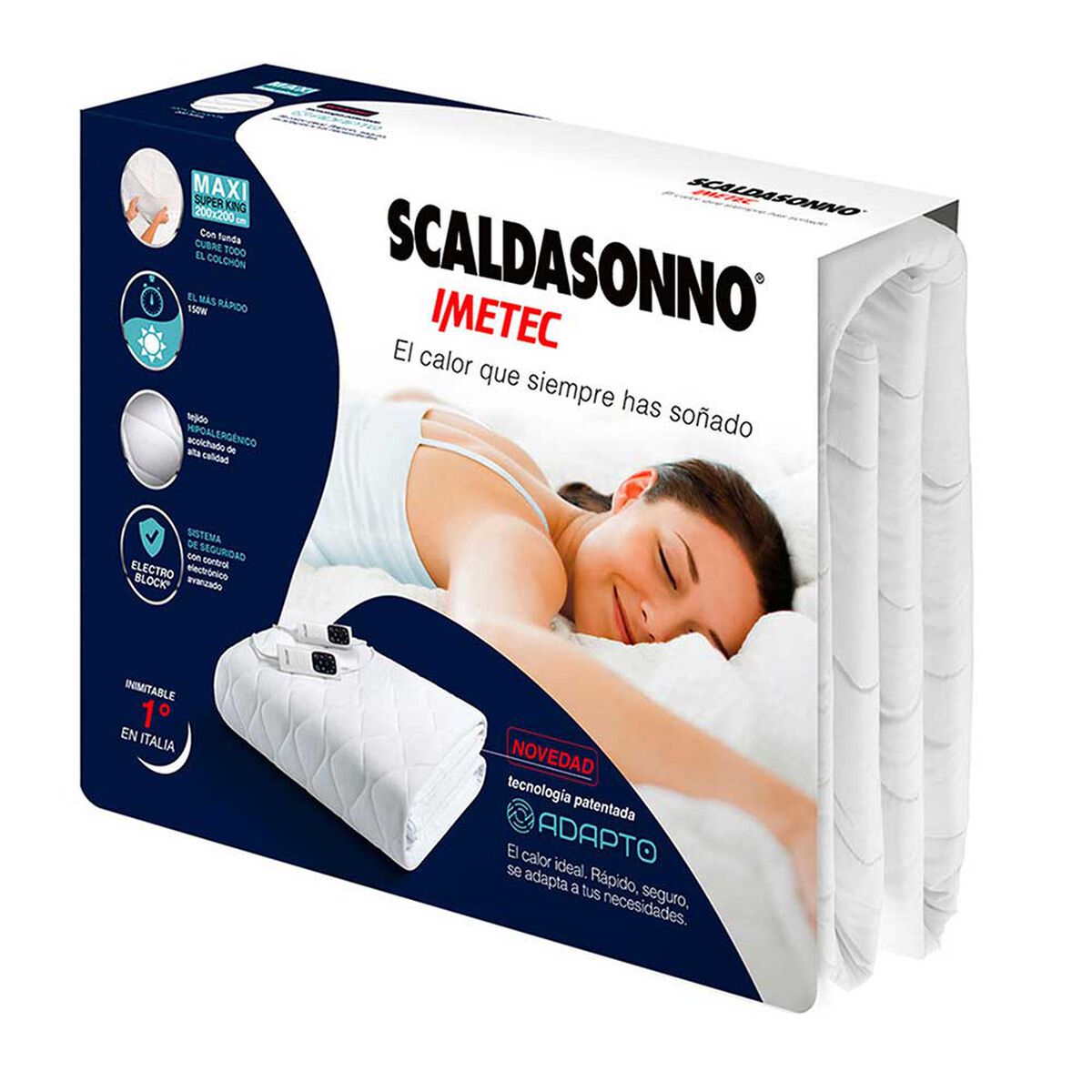 Calientacama Scaldasonno Maxi Super King Adapto Super King