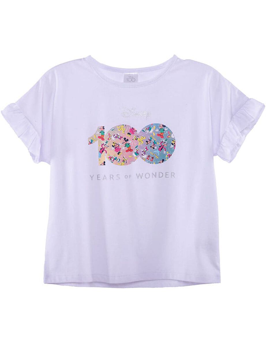 Polera de Algodón 100 Años Niña Disney