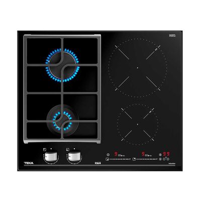 Imagen 2 del producto Encimera a Gas y Eléctrica Teka JZC 64322 BK 4 Quemadores