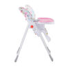 Silla de Comer Plegable Rosada