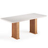 Juego de Comedor Di Poretti Munique 8 Sillas Beige
