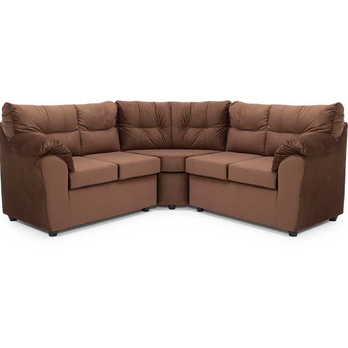 Sofá Seccional Muebles MPR Alerce 5 Café