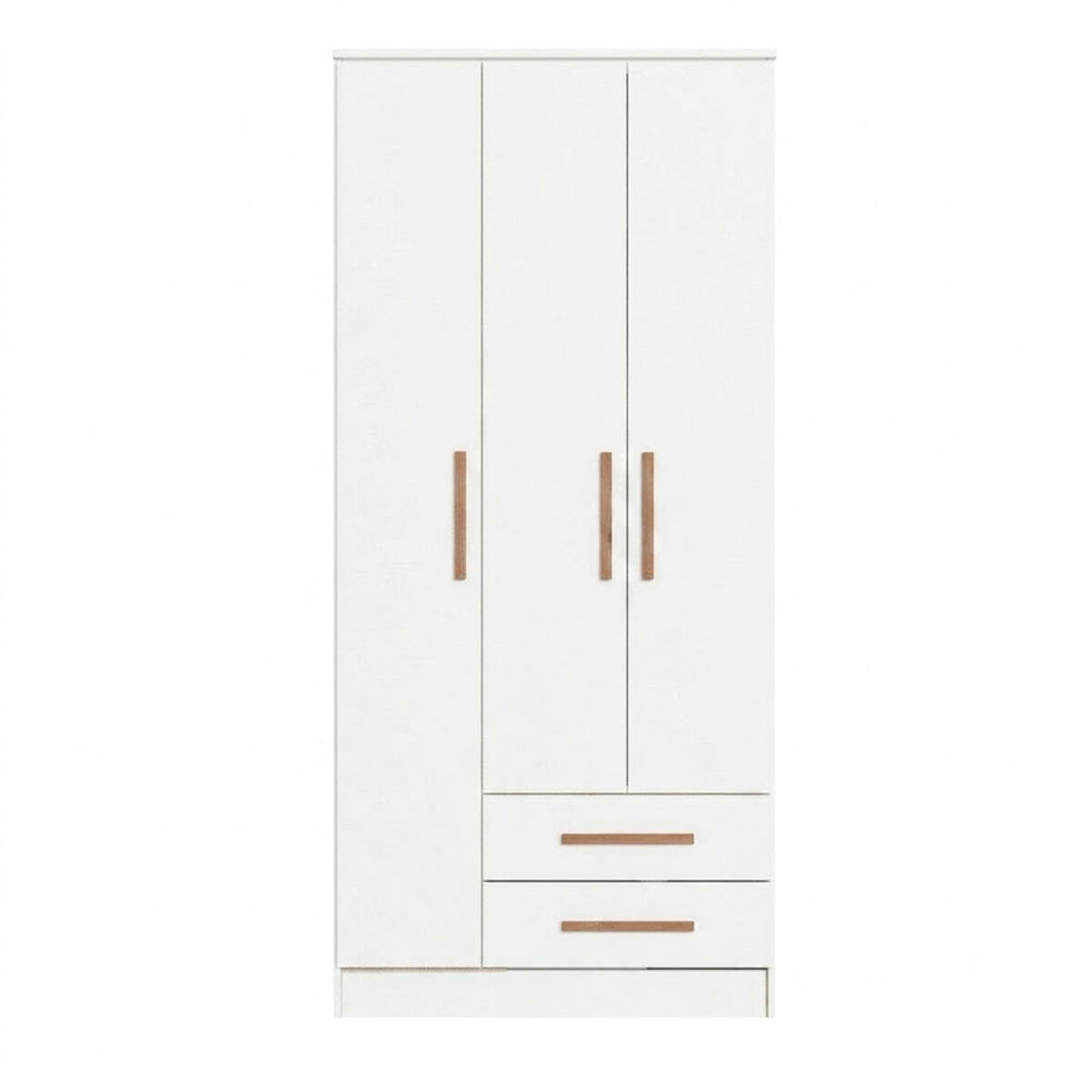 Closet Vekkahome Americano 3 Puertas 2 Cajones Blanco