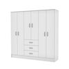 Clóset CIC Maipo Blanco 6 Puertas 3 Cajones