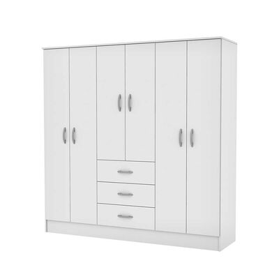 Imagen 2 del producto Clóset CIC Maipo Blanco 6 Puertas 3 Cajones