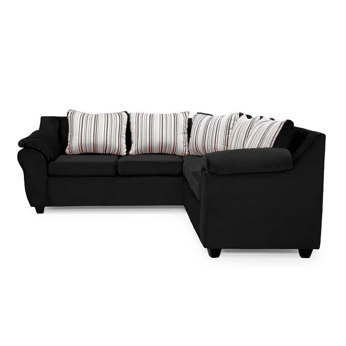 Sof&aacute; Seccional Muebles MPR Cattaleya 5 Negro