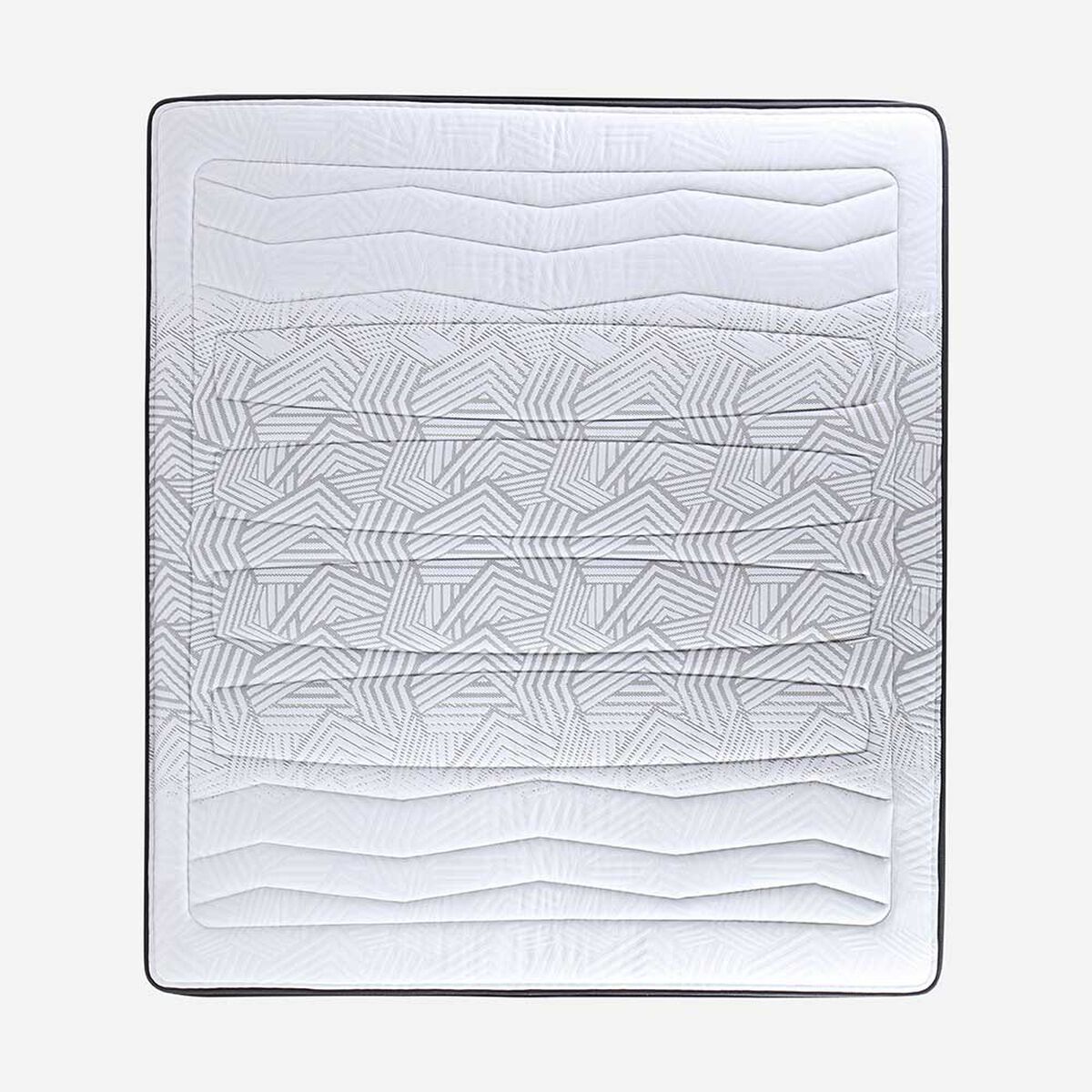 Cama Europea Rosen Base Dividida Súper King Tempo + Respaldo Issey Niebla