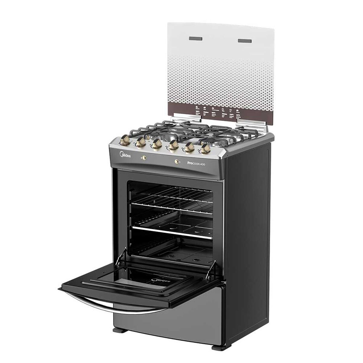 Cocina a Gas Midea MCG-4QPI24NSCG 4 Quemadores