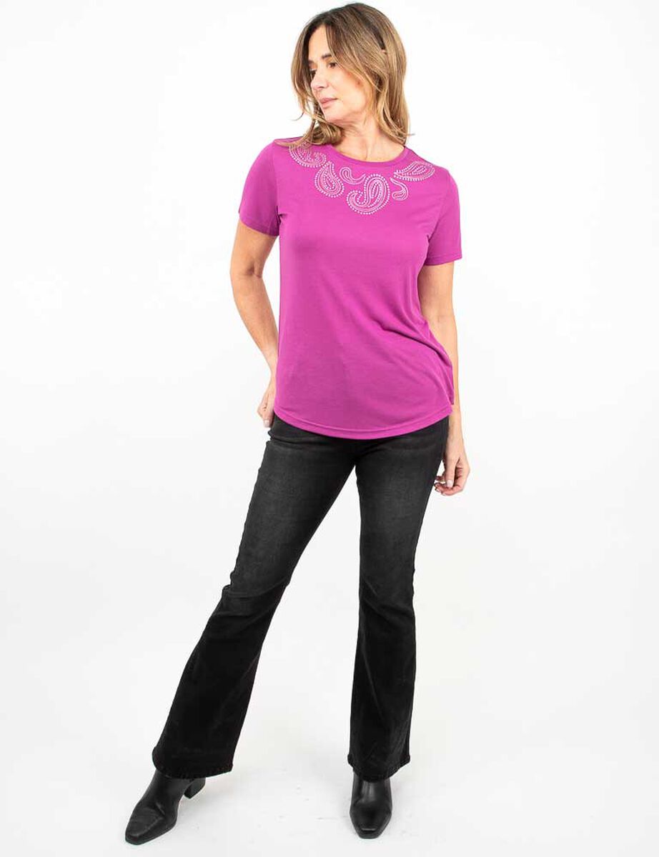 Polera Manga Corta Mujer Portman Club