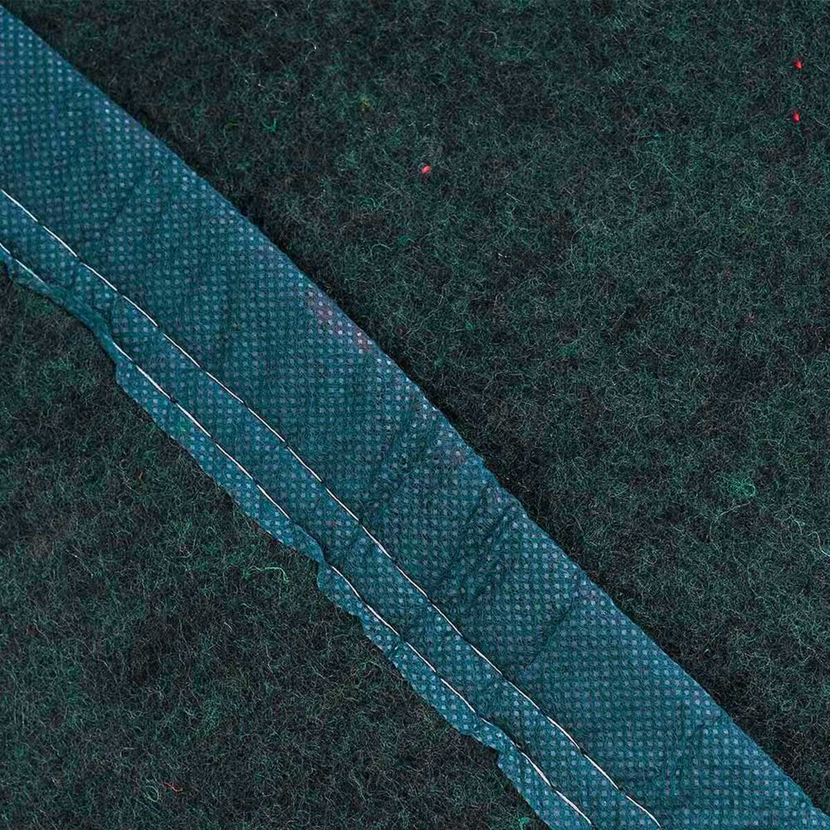 Frazada Poli&eacute;ster Plumetti 2 Plazas Lineas Verde