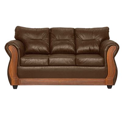 Imagen 1 del producto Sofá Black Factory Toronto 3 Cuerpos Café