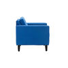Set 2 Sofás Bodevir Retro 1 Cuerpo Felpa Azul
