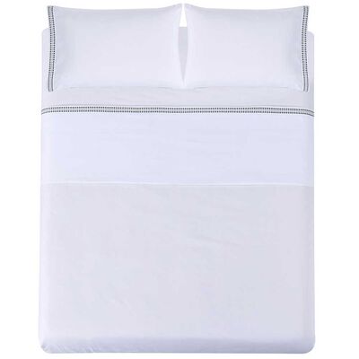 Imagen 2 del producto Juego de Sábanas Illusions King Bordada Blanco