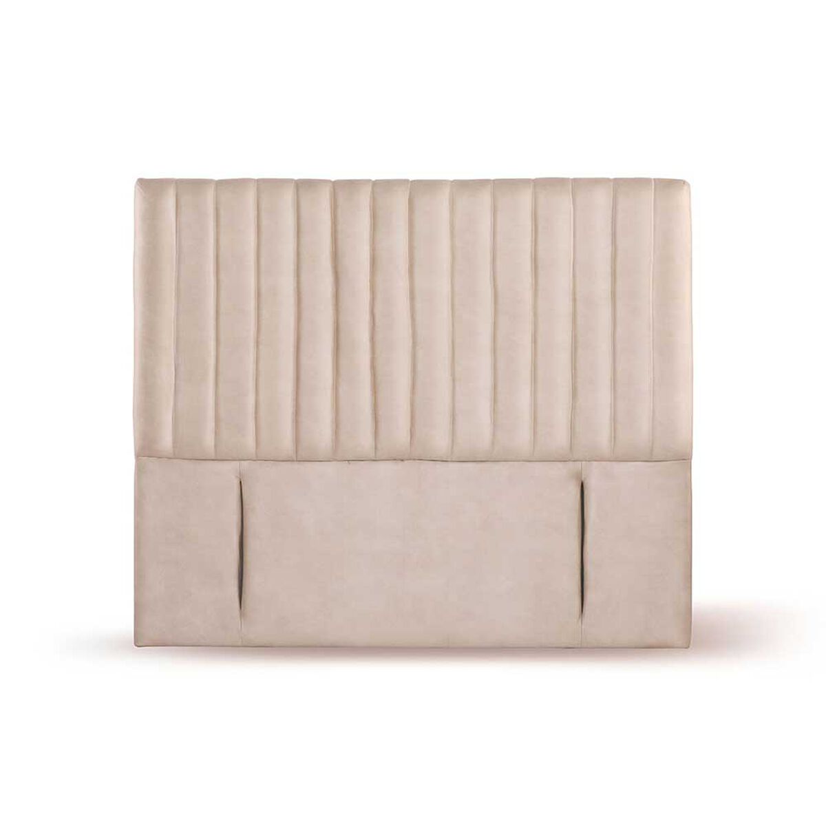 Respaldo Latam Home King Sorrento Cuero Beige