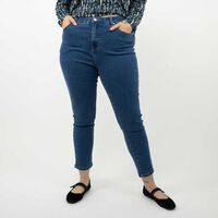Jeans Mujer Extralindas Azul, Marengo, Negro
