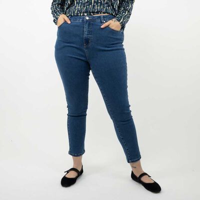Jeans Mujer Extralindas Azul, Marengo, Negro