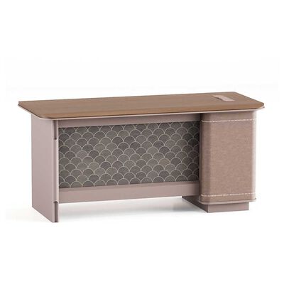 Escritorio Rodler Concord Caf&eacute; Claro-Beige